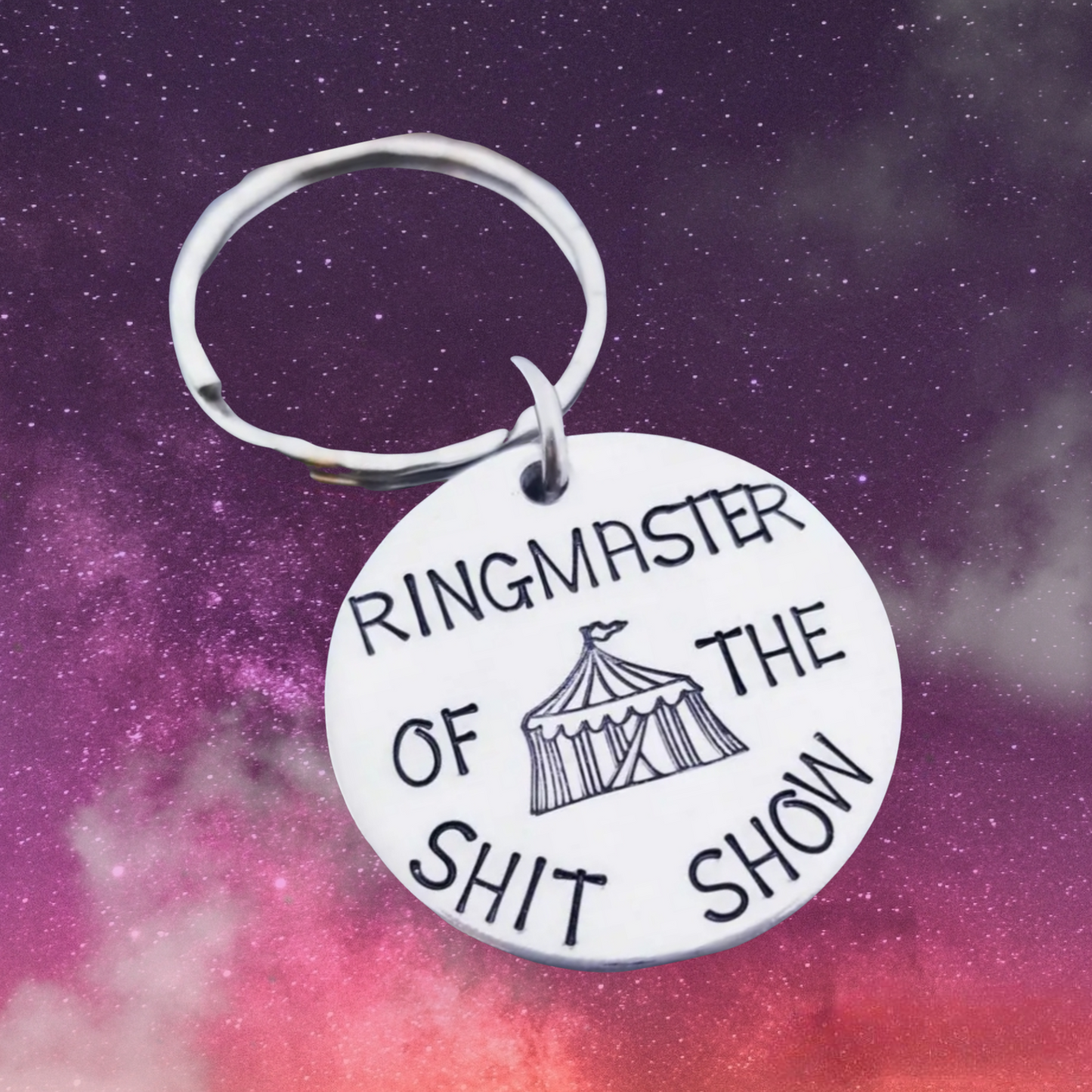 RingMaster Of The Shit Show Keyring