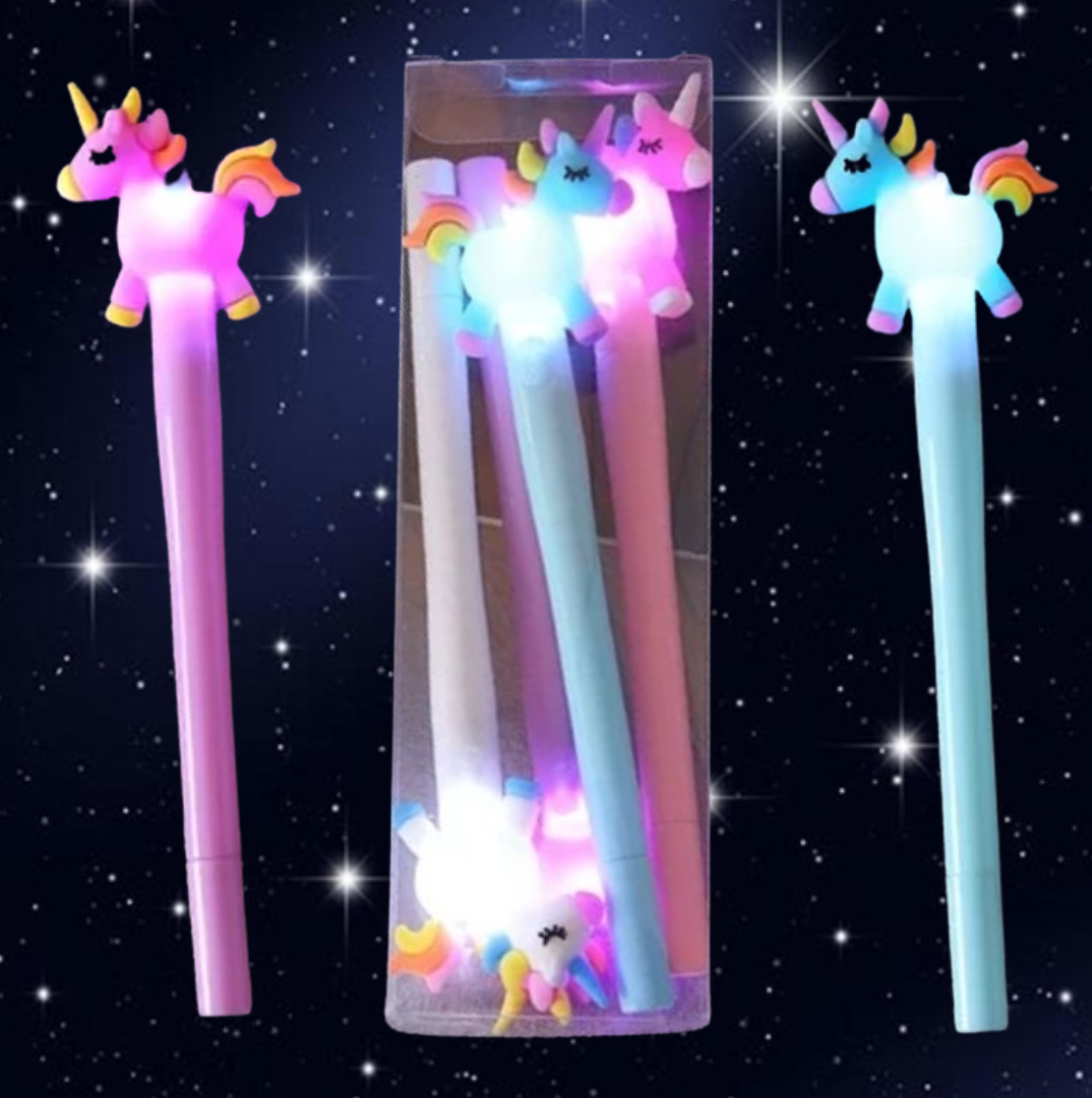 Unicorn Light Up Pens