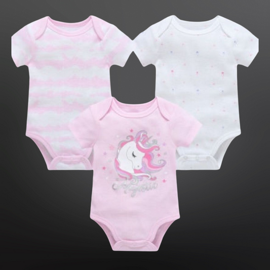 3 piece Baby Romper Set