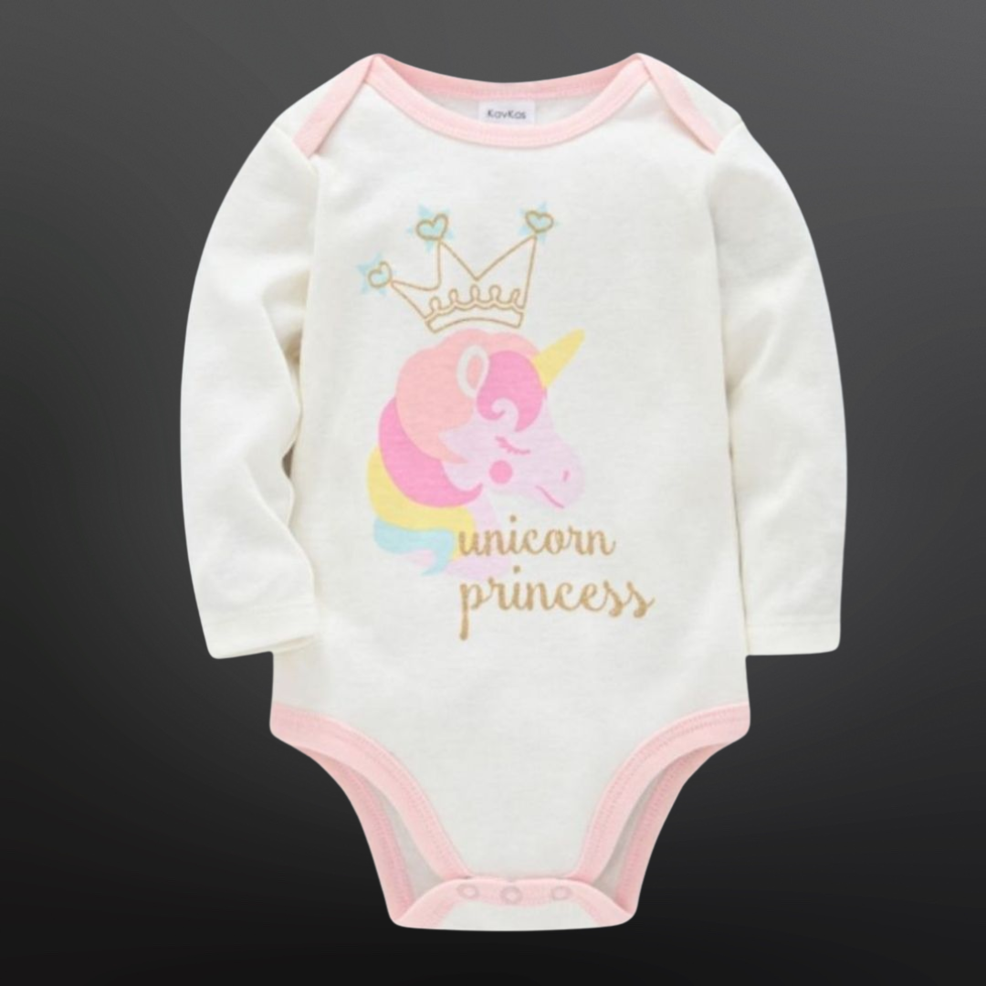 Long Sleeve Unicorn Baby Romper